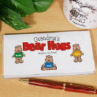 Bear Hugs Personalized Checkbook Cover